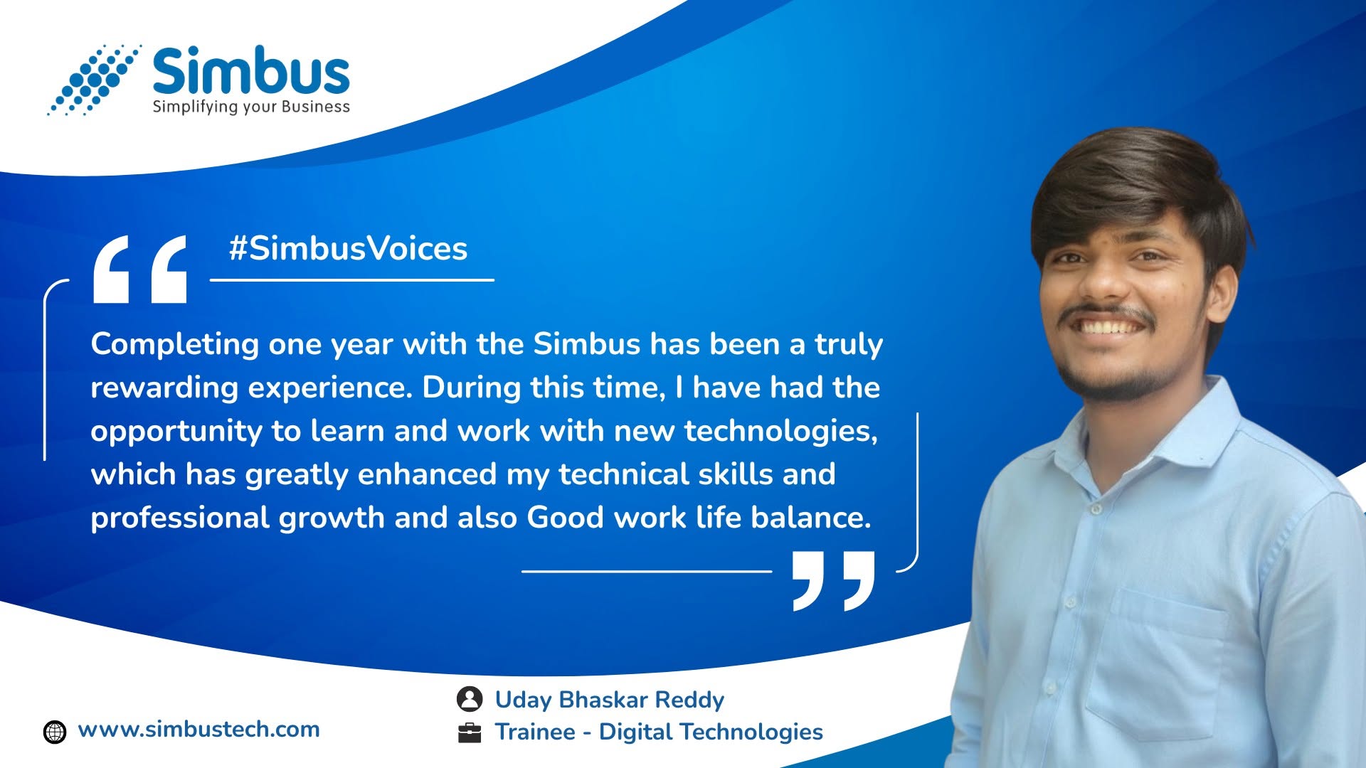 Uday Bhaskar Reddy — Trainee - Digital Technologies