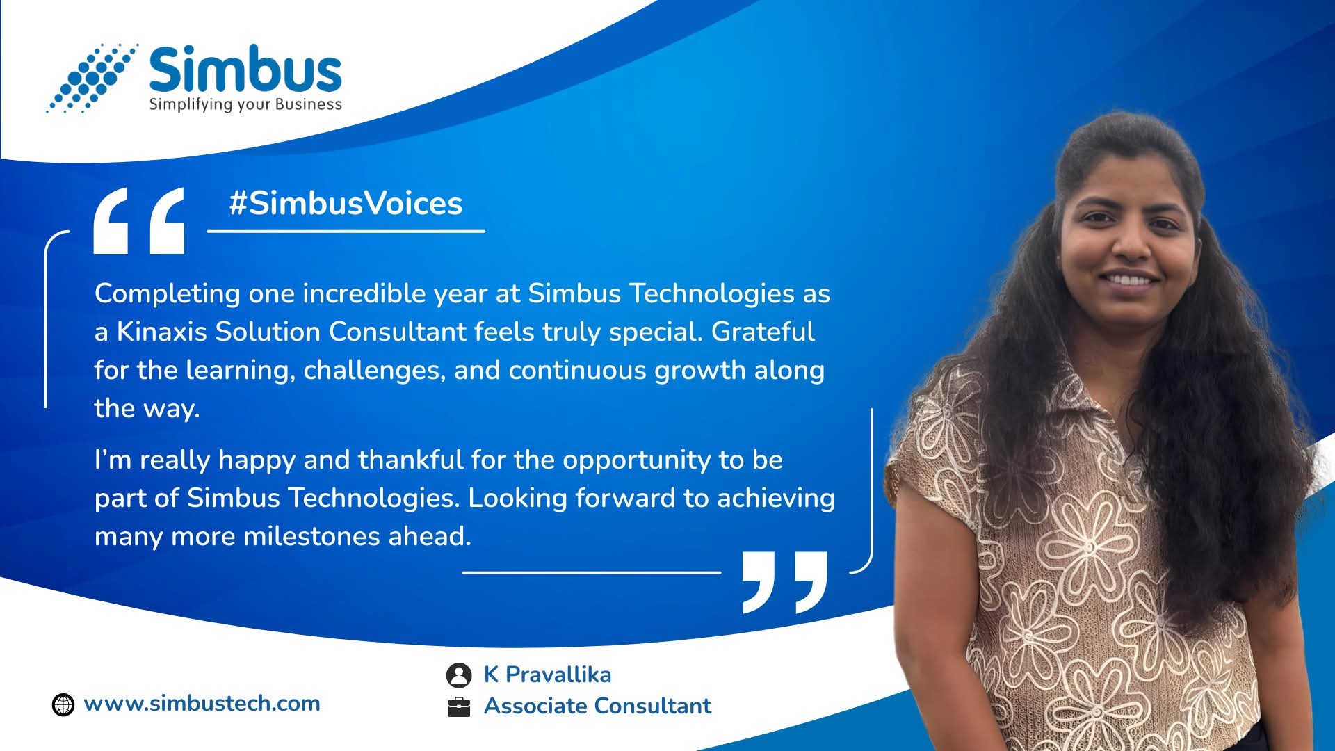 K Pravallika — Associate Consultant